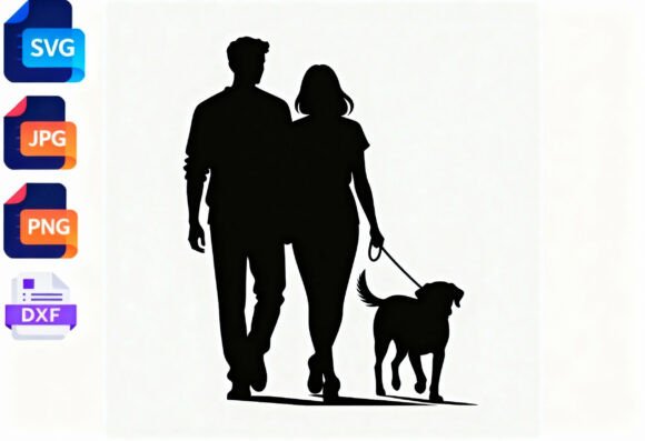 Couple Walking Dog Silhouette SVG: A Designer’s Honest Review