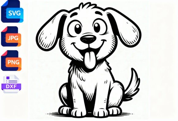 Cute Dog Cartoon SVG Clipart: An Embroidery Designer's Review