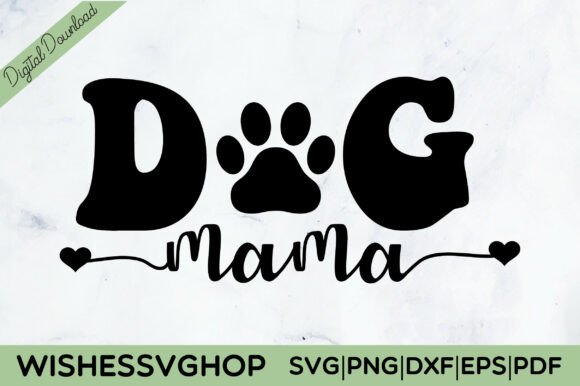 Dog Mama SVG PNG: A Designer's Take on a Pet-Themed Embroidery Classic
