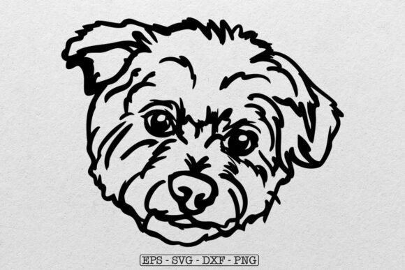 Dog Outline SVG, Cricut Breed Clipart