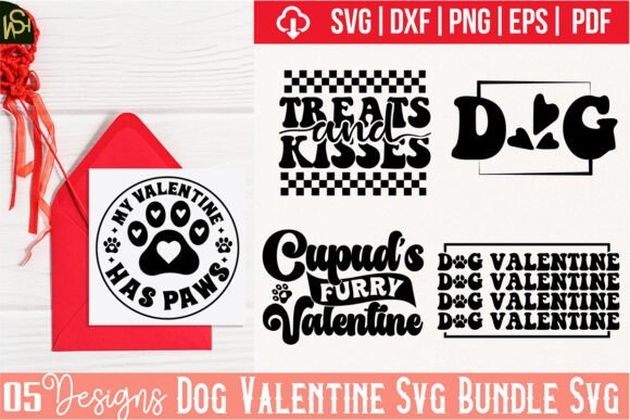 Dog Valentine Svg Bundle Svg