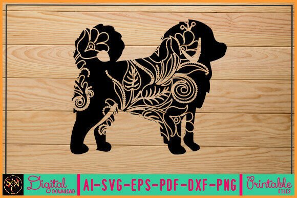 Flower Dog Animal SVG Vector 16: A Designer's Review