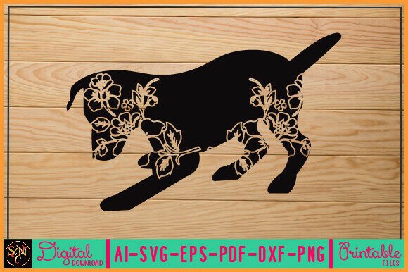 Flower Dog Animal SVG Vector 24 Review