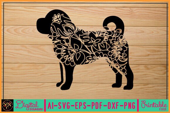 Flower Dog Animal SVG Vector 32 Review