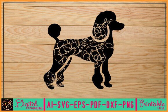 Flower Dog Animal SVG Vector 53 – A Designer's Review