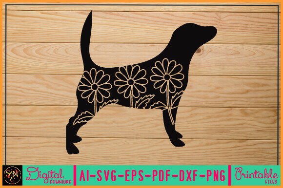 Flower Dog Animal SVG Vector 6 Review