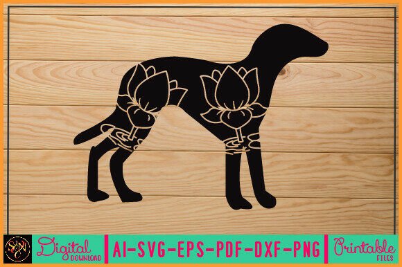 Flower Dog Animal SVG Vector 7 – A Designer’s First Look