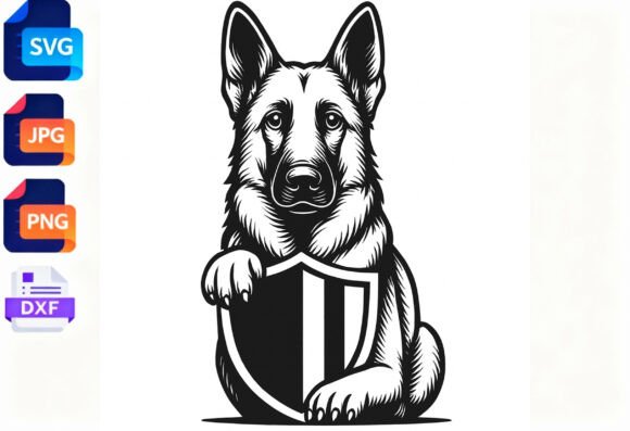 German Shepherd Dog Shield SVG Clipart – A Practical Review