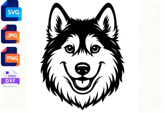 Husky Dog Face SVG: An Embroidery Designer's Review